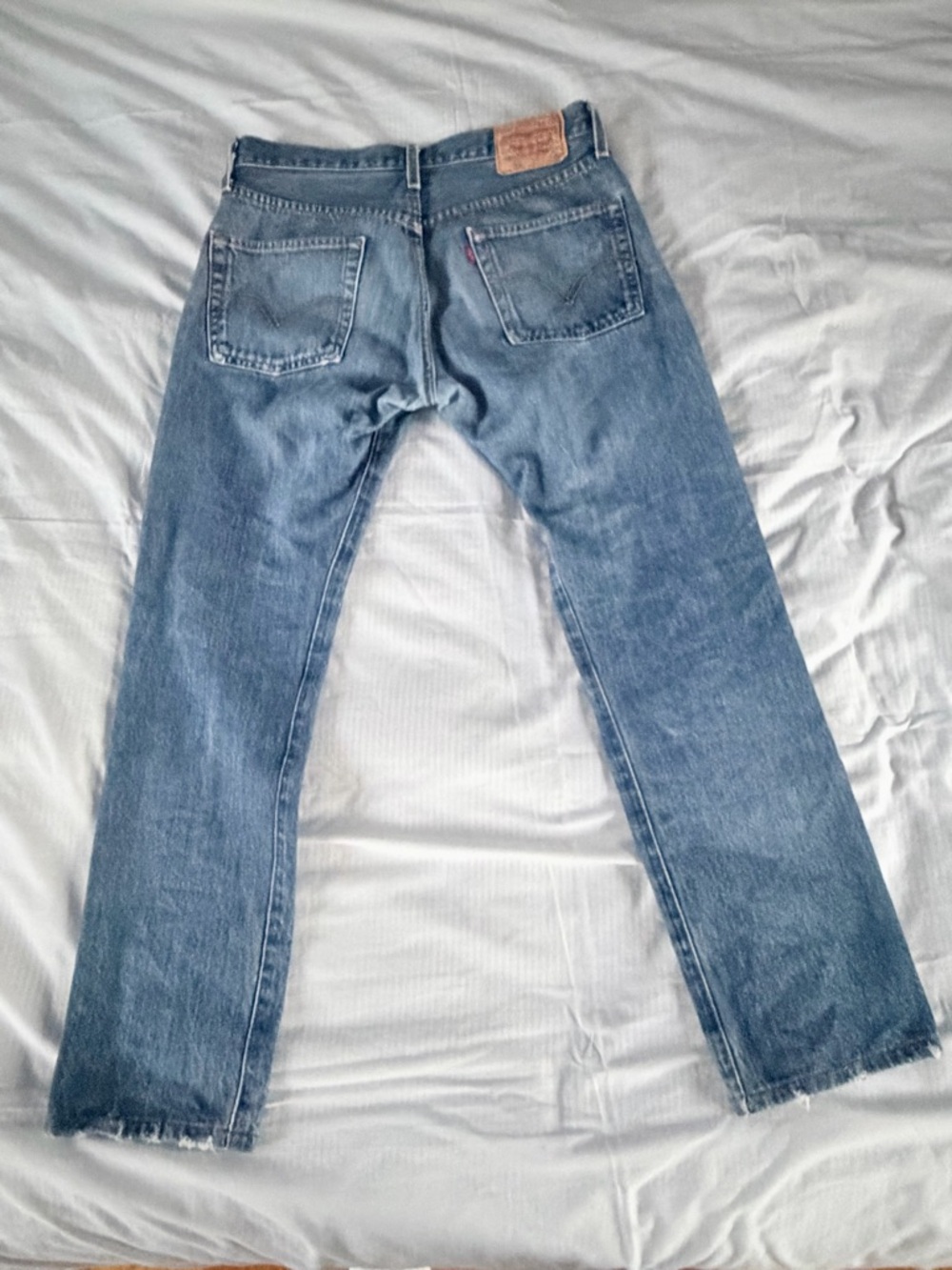 Levi's Vintage Men’s 501 Button-fly Straight Jeans Size W31 L30 - Picture 4 of 8